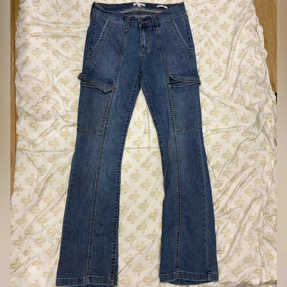 Sofia Marisol Bootcut Cargo Jeans…size 4 - Picture 2 of 6